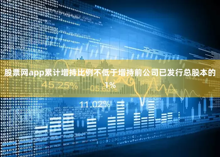 股票网app累计增持比例不低于增持前公司已发行总股本的1%
